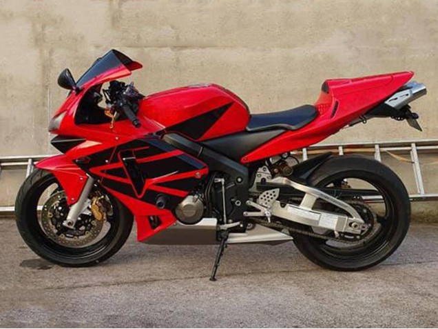 1991-1994 Red Matte Black Honda CBR600 F2 Motorcycle Fairings