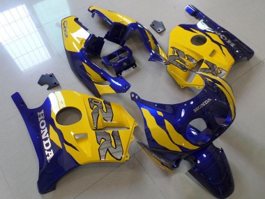 Custom 1990-1998 Yellow Blue Honda CBR250RR MC22 Motorcycle Fairing