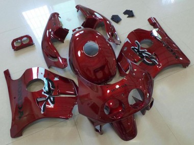 Custom 1990-1998 Maroon Red Honda CBR250RR MC22 Motorcycle Fairings