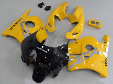 Custom 1990-1998 Yellow Glossy Black Honda CBR250RR MC22 Motorcycle Fairing Kits