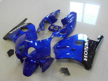 Custom 1990-1998 Blue Glossy Black White Decals Honda CBR250RR MC22 Motorcycle Fairings