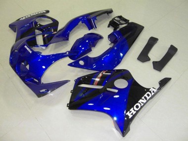 Custom 1990-1998 Blue Glossy Black White Decal Honda CBR250RR MC22 Motorcycle Fairings