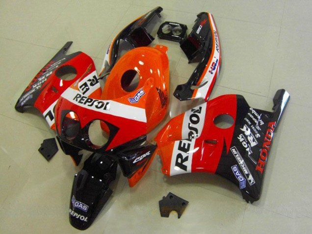 1990-1998 Orange White Red Glossy Black HRC Repsol Honda CBR250RR MC22 Motorcycle Fairings