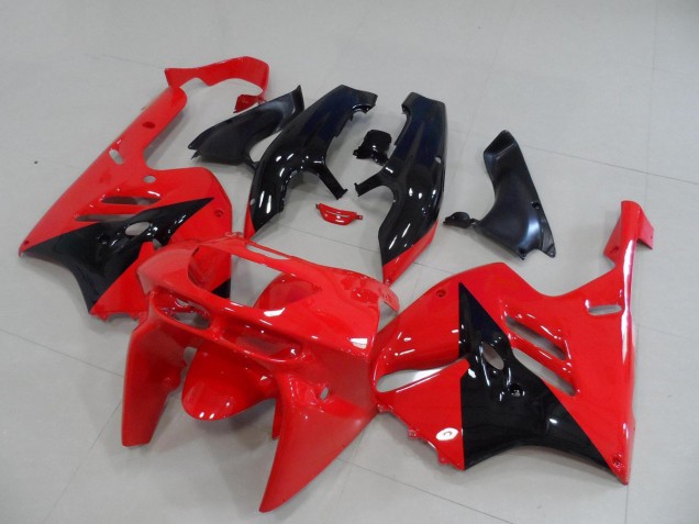 1994-1997 Red Glossy Black Kawasaki ZX9R Motorcycle Fairings