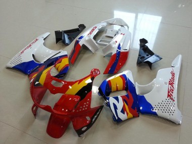 Custom 1996-1997 White Red Blue Yellow Honda CBR900RR 893 Motorcycle Fairings