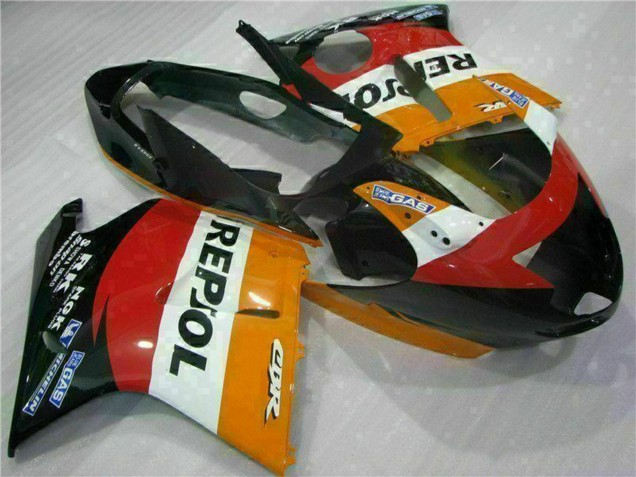 1996-2007 Orange White Red Glossy Black Repsol Honda CBR1100XX Motorcycle Fairing