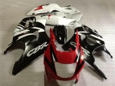 Custom 1995-1996 White Red Glossy Black Honda CBR600 F3 Motorcycle Fairings