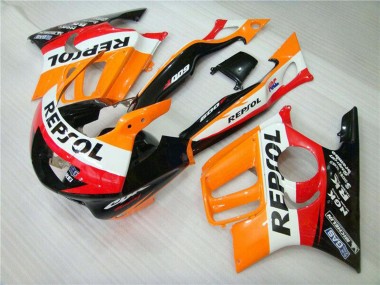 Custom 1995-1996 Orange White Red Glossy Black Repsol Honda CBR600 F3 Motorcycle Fairing