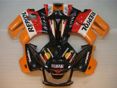 Custom 1995-1996 Orange White Red Glossy Black Repsol Honda CBR600 F3 Motorcycle Fairings