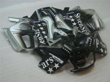 Custom 1995-1996 Silver Glossy Black SevenStars Honda CBR600 F3 Motorcycle Fairings
