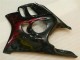 1995-1996 Glossy Black Red Flame Honda CBR600 F3 Motorcycle Fairings
