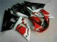 1998-2002 White Red Glossy Black Yamaha YZF R6 Motorcycle Fairing