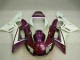 1998-2002 White Purple Yamaha YZF R6 Motorcycle Fairings