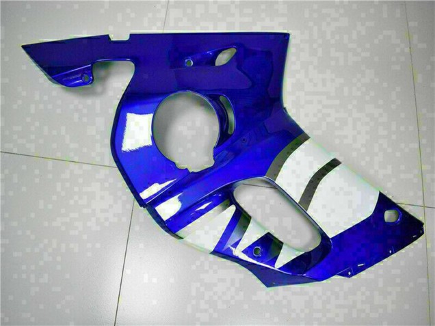 1998-2002 Blue White Yamaha YZF R6 Motorcycle Fairings