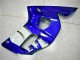 1998-2002 Blue White Yamaha YZF R6 Motorcycle Fairings