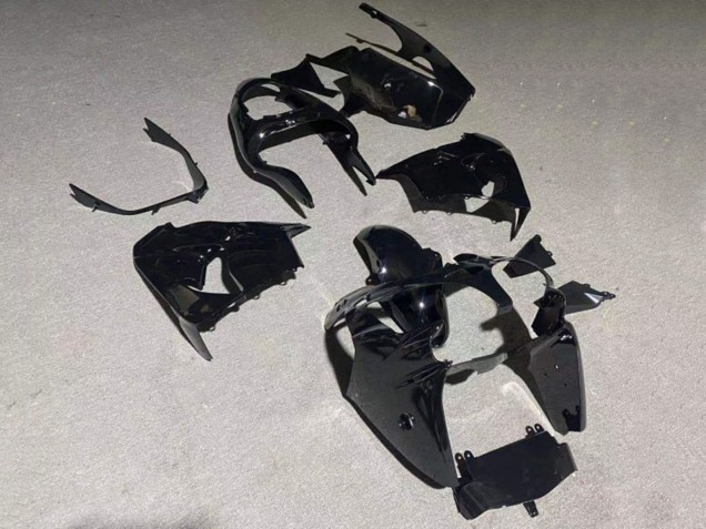 2000-2001 Glossy Black Kawasaki ZX9R Motorcycle Fairing Kits