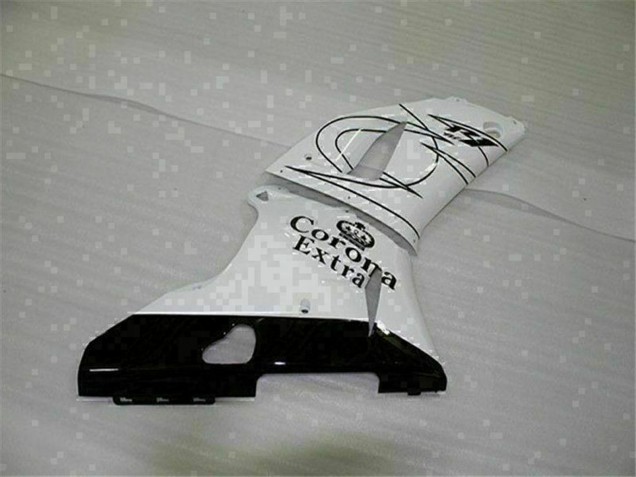 2000-2001 White Black Corona Extra Yamaha YZF R1 Motorcycle Fairings