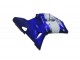 2000-2001 Blue White Yamaha YZF R1 Motorcycle Fairing