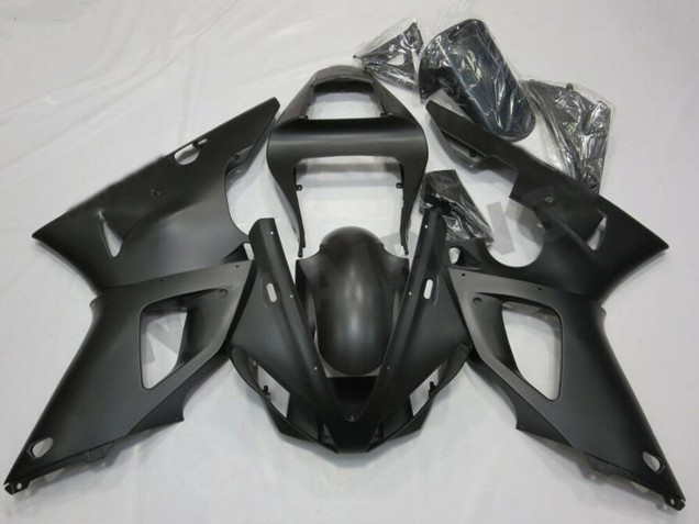 2000-2001 Matte Black Yamaha YZF R1 Motorcycle Fairings