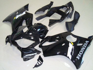 Custom 2001-2003 Glossy Black Honda CBR600 F4i Motorcycle Fairing