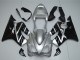 2001-2003 Silver Glossy Black Honda CBR600 F4i Motorcycle Fairing