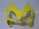 2001-2003 Yellow Glossy Black Honda CBR600 F4i Motorcycle Fairing