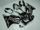 2001-2003 Glossy Black Silver SevenStars Honda CBR600 F4i Motorcycle Fairings