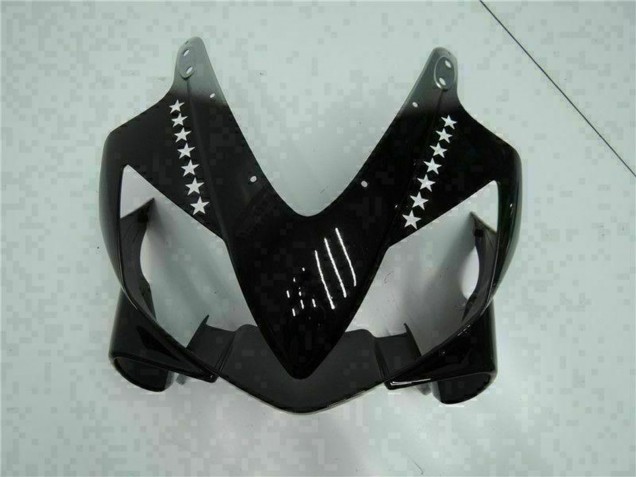 2001-2003 Glossy Black Silver SevenStars Honda CBR600 F4i Motorcycle Fairings