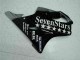 2001-2003 Glossy Black Silver SevenStars Honda CBR600 F4i Motorcycle Fairings