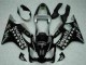 2001-2003 Glossy Black Silver SevenStars Honda CBR600 F4i Motorcycle Fairings