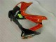 2001-2003 Yellow Orange Glossy Black Rossi 46 Honda CBR600 F4i Motorcycle Fairings