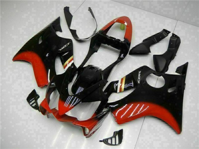 2001-2003 Red Glossy Black Honda CBR600 F4i Motorcycle Fairing Kits