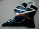 2001-2003 White Blue Black Stripe Honda CBR600 F4i Motorcycle Fairings