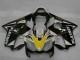 2001-2003 White Yellow Glossy Black Playboy Honda CBR600 F4i Motorcycle Fairings