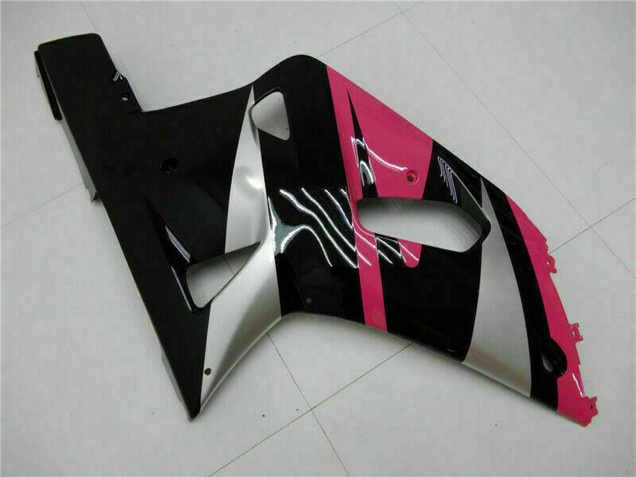 2001-2003 Pink Silver Glossy Black Suzuki GSXR 600/750 Motorcycle Fairings