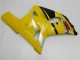 2001-2003 Yellow Black Suzuki GSXR 600/750 Motorcycle Fairings