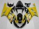 2001-2003 Yellow Black Suzuki GSXR 600/750 Motorcycle Fairings