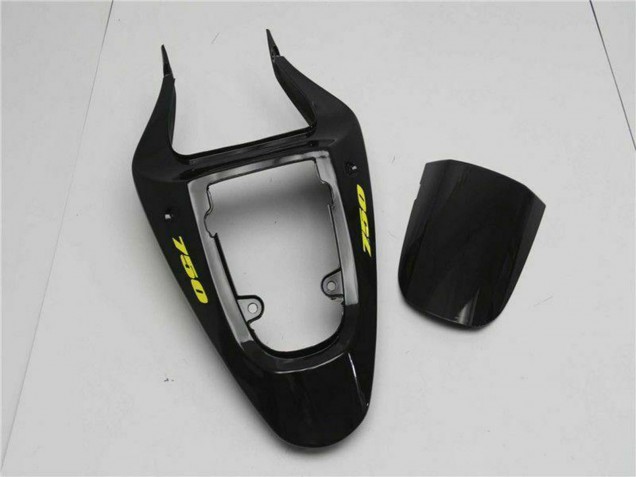 2001-2003 Glossy Black Yellow Flame Suzuki GSXR 600/750 Motorcycle Fairings