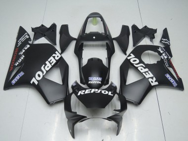 Custom 2002-2003 Matte Black Repsol Honda CBR900RR 954 Motorcycle Fairings