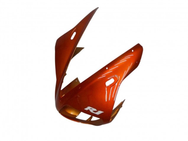 2002-2003 Orange Matte Black Yamaha YZF R1 Motorcycle Fairings