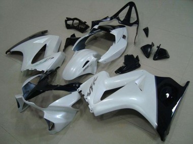 Custom 2002-2013 White Glossy Black Silver Decal Honda VFR 800 Motorcycle Fairings