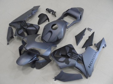 Custom 2003-2004 Matte Grey Black Honda CBR600RR Motorcycle Fairings