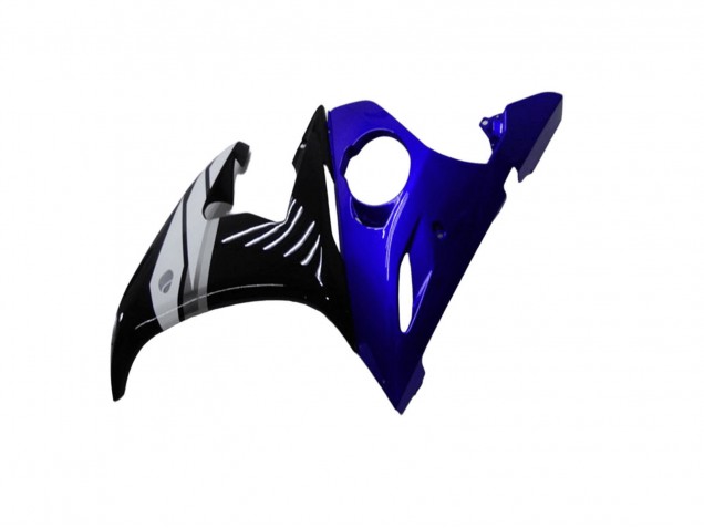 2003-2004 Blue White Glossy Black Yamaha YZF R6 Motorcycle Fairings