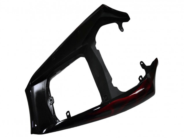 2003-2004 Glossy Black Red Flame Yamaha YZF R6 Motorcycle Fairing
