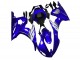 2003-2004 Blue White Yamaha YZF R6 Motorcycle Fairings
