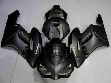 Custom 2004-2005 Matte Black Repsol Honda CBR1000RR Motorcycle Fairings