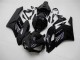 2004-2005 Glossy Black Matte Black Honda CBR1000RR Motorcycle Fairings