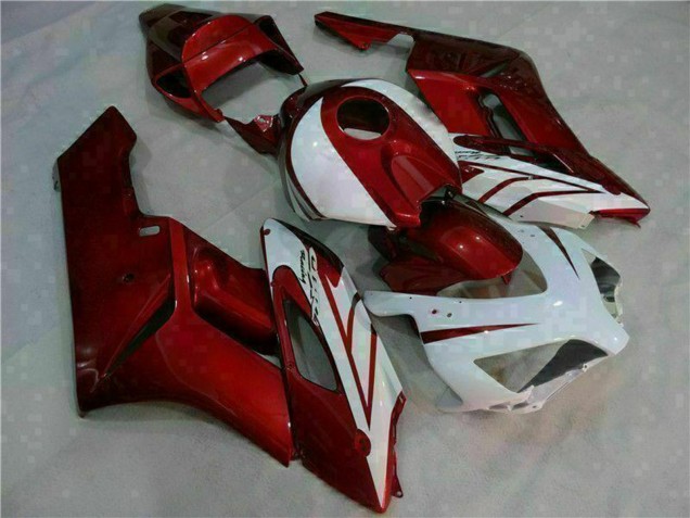 2004-2005 White Red Black Honda CBR1000RR Motorcycle Fairings