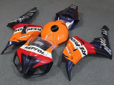 Custom 2006-2007 Orange White Red Blue Repsol Honda CBR1000RR Motorcycle Fairing