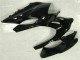2004-2005 Glossy Black Kawasaki ZX10R Motorcycle Fairings
